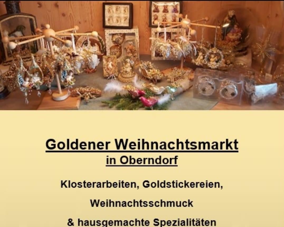 Goldener Weihnachtsmarkt