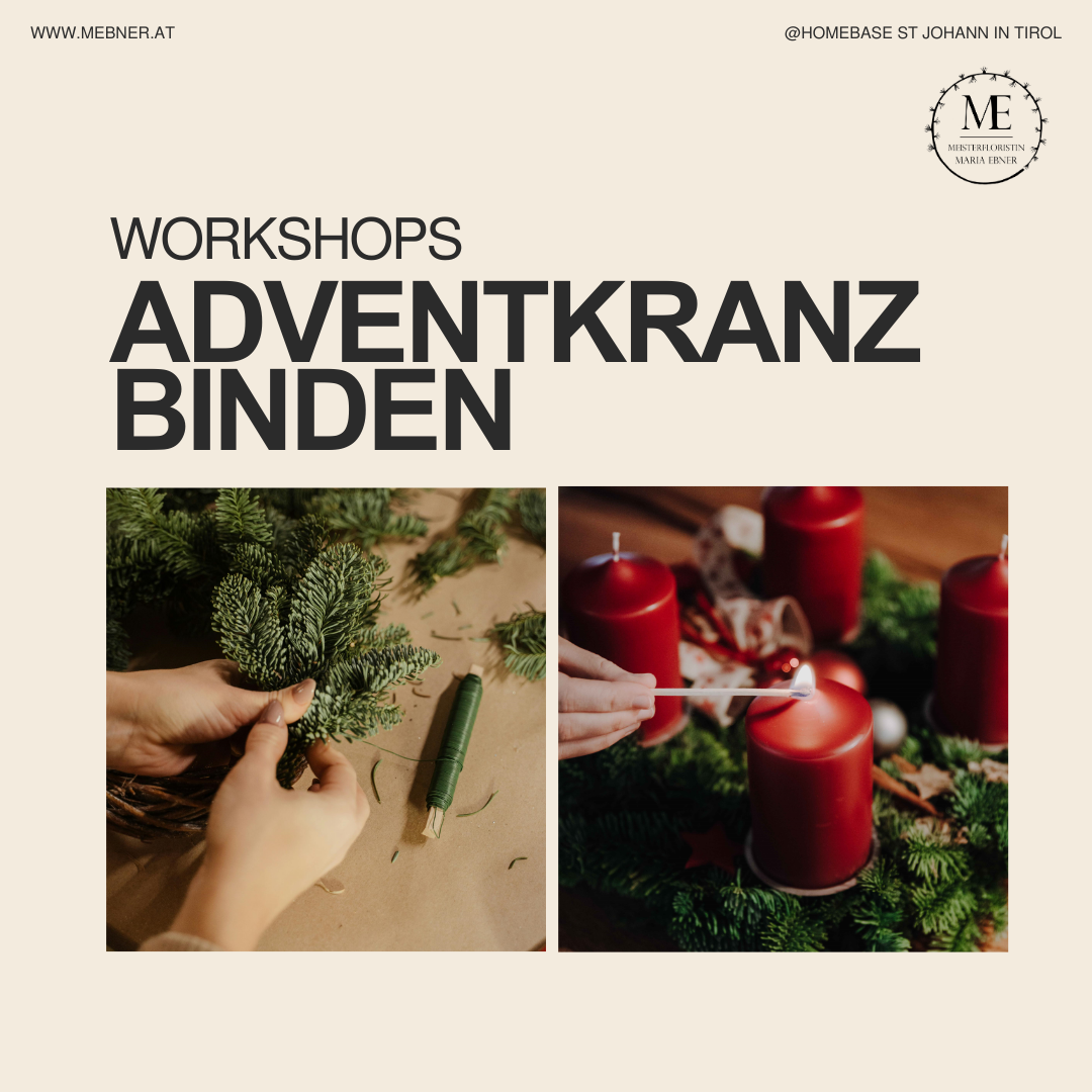 Adventkranz binden