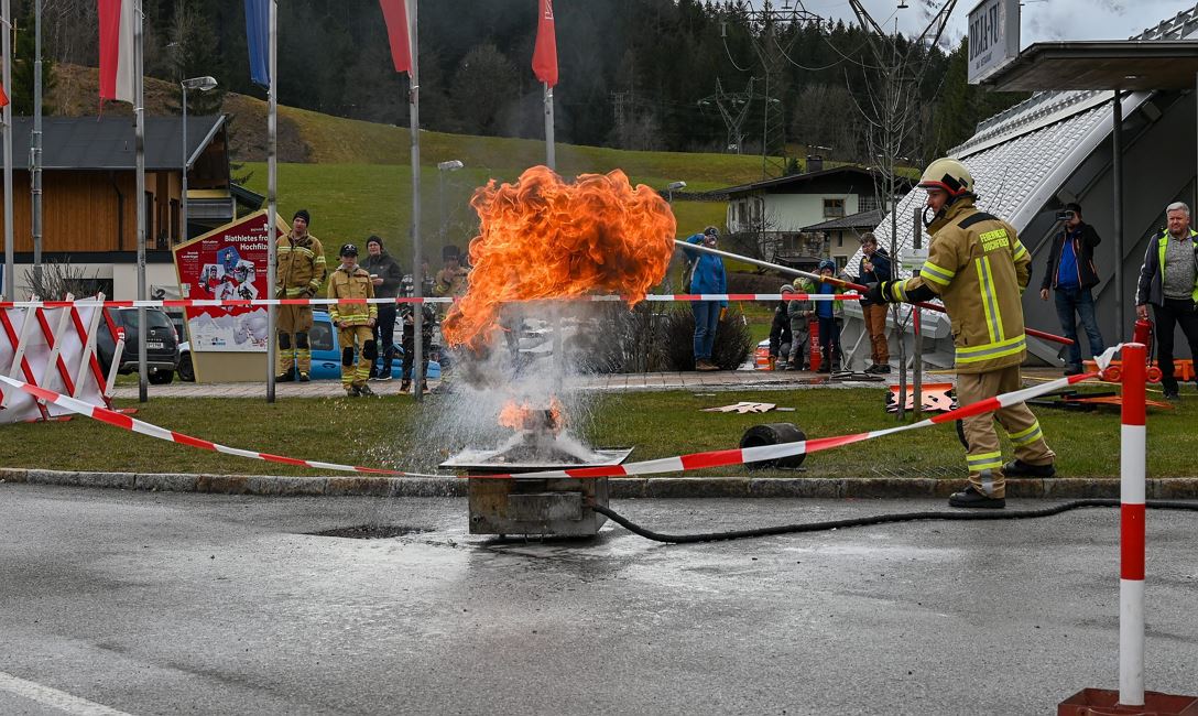 Feuerlöscherübung