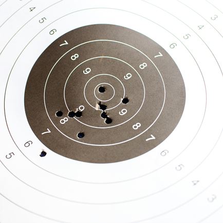 Air rifle shooting in Angerberg