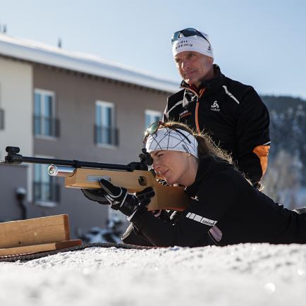 Biathlon für Jedermann 'Mitten ins Schwarze'