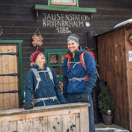 Winterwanderung mit Hüttengaudi