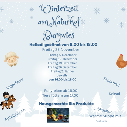 Winter op de natuurboerderij Burgwies