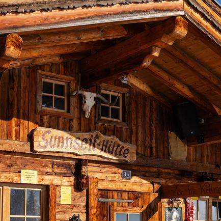 The 2 Verschärft'n at the Sunnseit Hütte