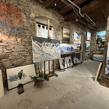 Künstlergespräch im Atelier Haggenmüller