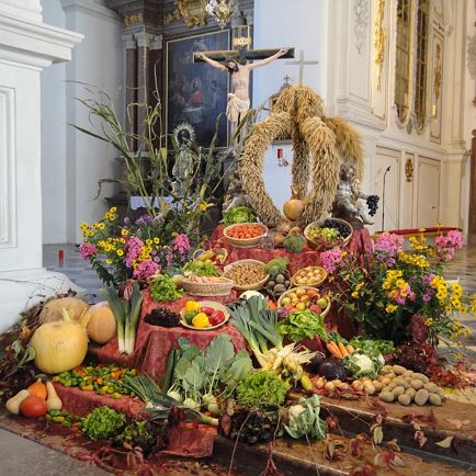 Harvest festival in Kelchsau