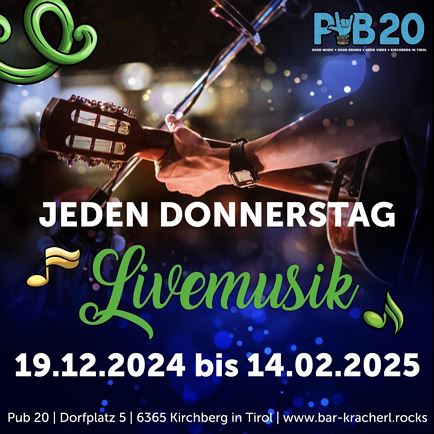 Livemusik 20erl Pub