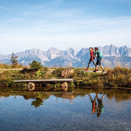 Wandeling langs de rand van de legendarische Streif naar de Seidlalm