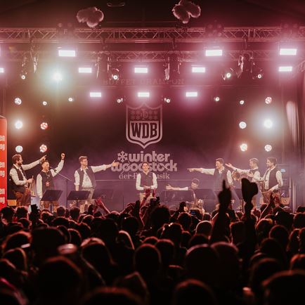 Winter-Woodstock der Blasmusik