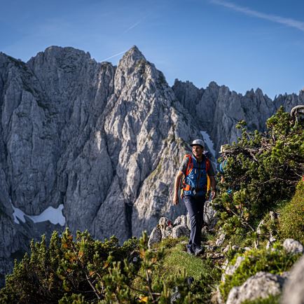 Summit Hike in the Kaiser Mountains