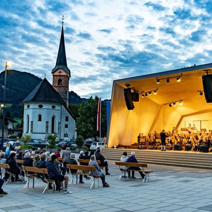 Zomerconcert van de Musikkapelle Kirchdorf