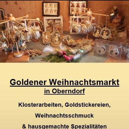 Goldener Weihnachtsmarkt in Oberndorf