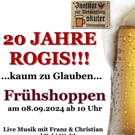 '20 Jahre ROGIS' Frühschoppen