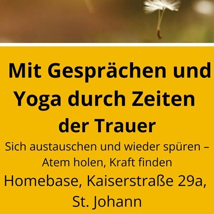 With Talks and Yoga through Times of Grief (German)