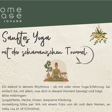 Sanftes Yoga mit der schamanischen Trommel