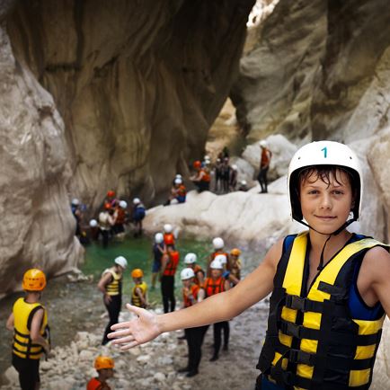 Kids-Canyoning