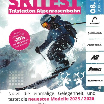 Talstation Alpenrosenbahn, Westendorf - Kostenloser SKITEST