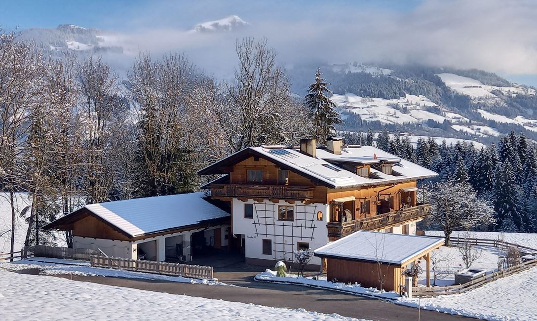 Haus außen Winter