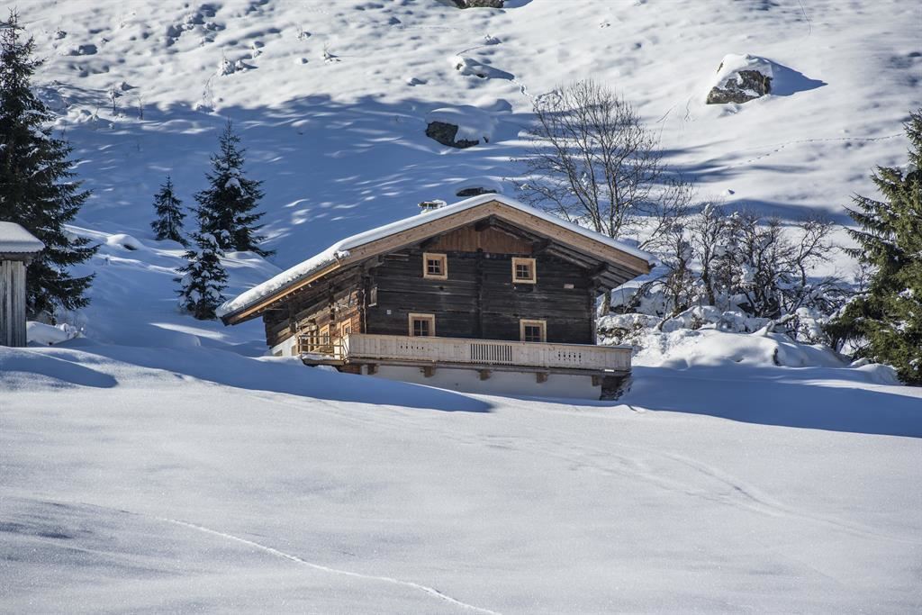 Ursteinhütte im Winter