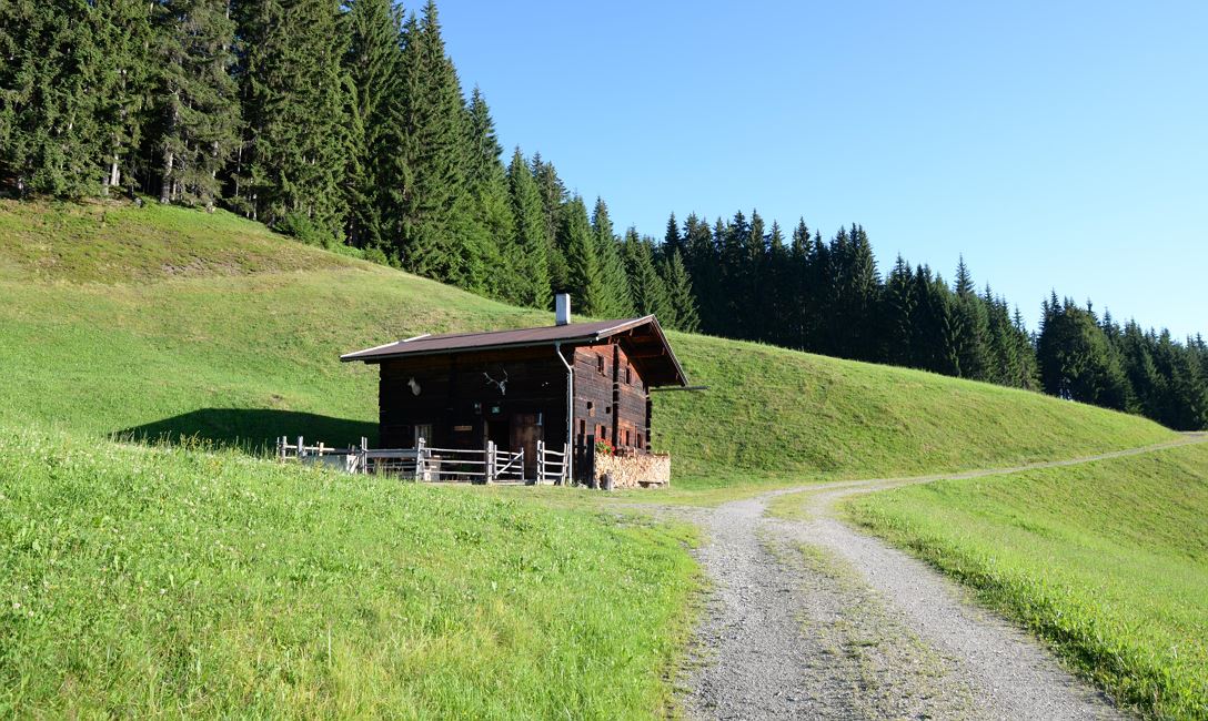 Hütte außen