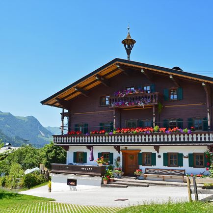 Bauernhaus Hausansicht Sommer