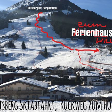 Skiabfahrt Gaisberg und zurück zum Hotel Willms