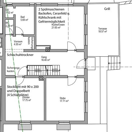 Plan Getznerhof Erdgeschoss