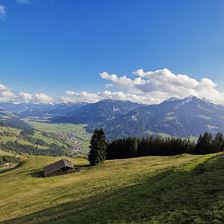 Aussicht auf Brixen im Thale