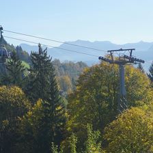 Gondelbahnblick vom Haus