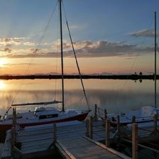 Sonnenuntergang Jochstubensee