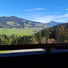 Aussicht aufs Kitzbüheler Horn