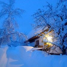 Ferienwohnung Remise am Reitl im Winter