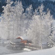 Teichhäusel im Winter