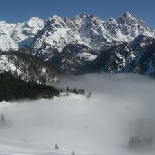 Winterlandschaft im Pillersee Tal