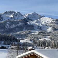 Ausblick Fieberbrunn Skicircus Chalet Panormablick