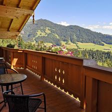 Balkon mit Aussicht - Ferienwohnung Buchmann