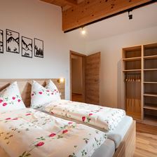 Zimmer Doppelbett - Ferienwohnung Buchmann