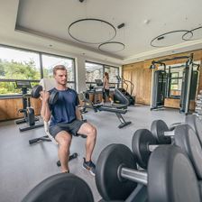 Fitnessraum im Hotel Jagdschloessl