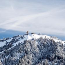 Jakobskreuz auf der Buchensteinwand