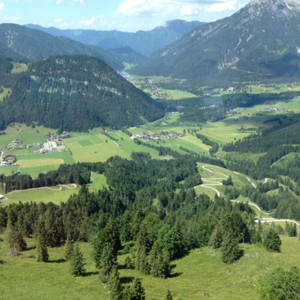 Buchensteinwand über Kammbergalm