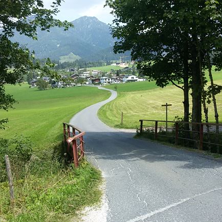 Griessener Almen Runde - Berglehen Richtung Faistenau und Zentrum Hochfilzen