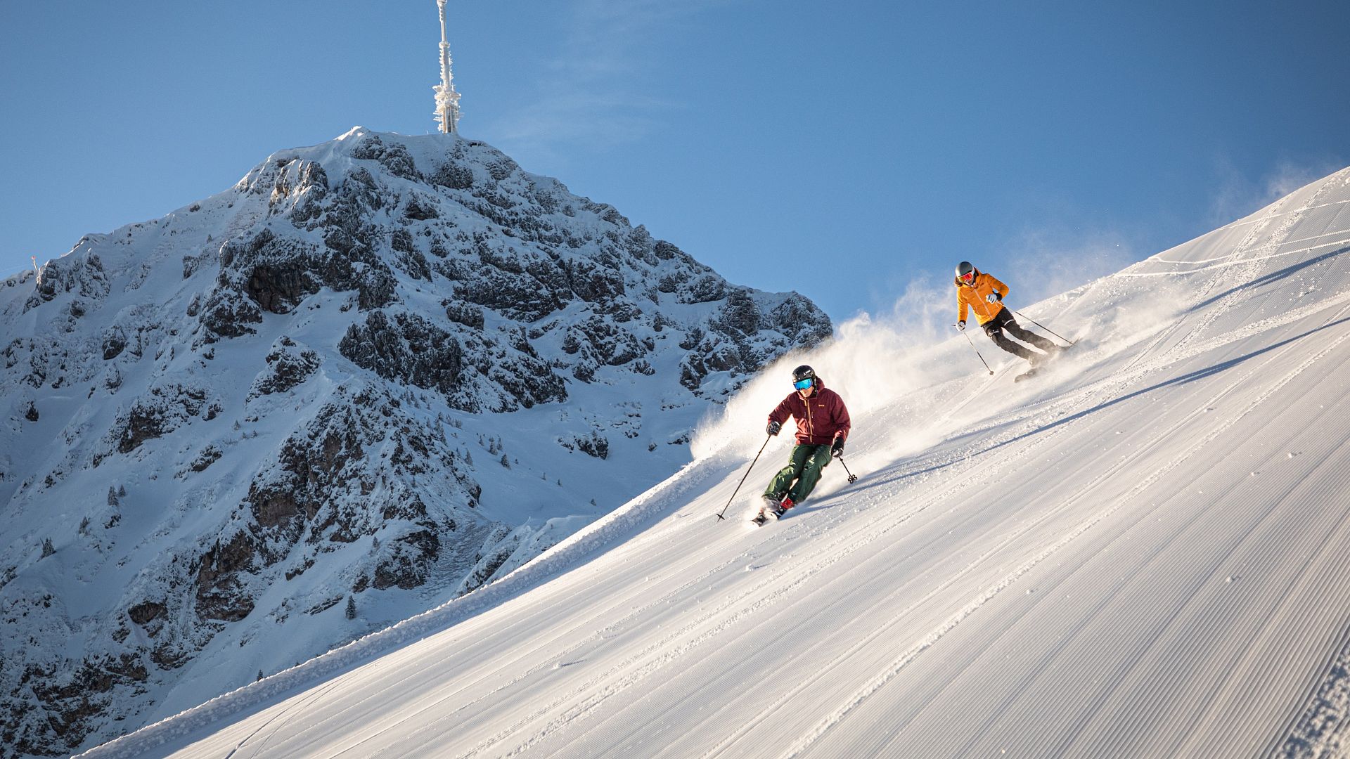 Skifahren am Kitzbüheler Horn - Region St. Johann in Tirol