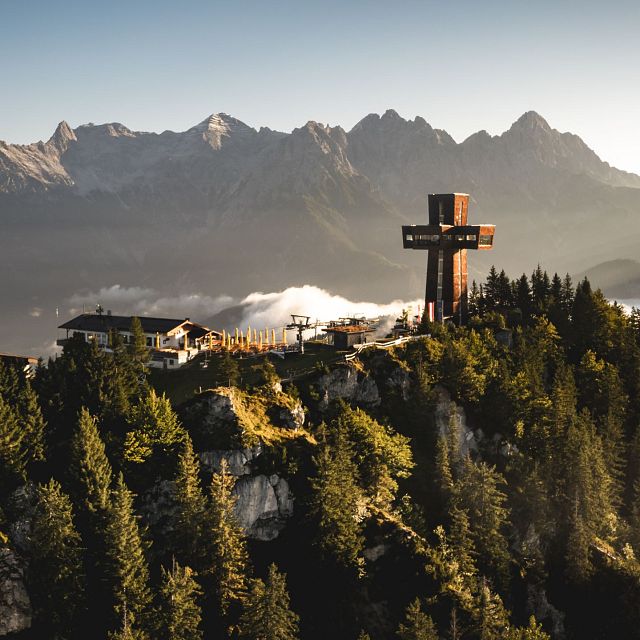 PillerseeTal - the Jakobskreuz at sunset