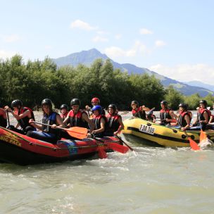 Rafting, Kanu und Wildwasser Tubing