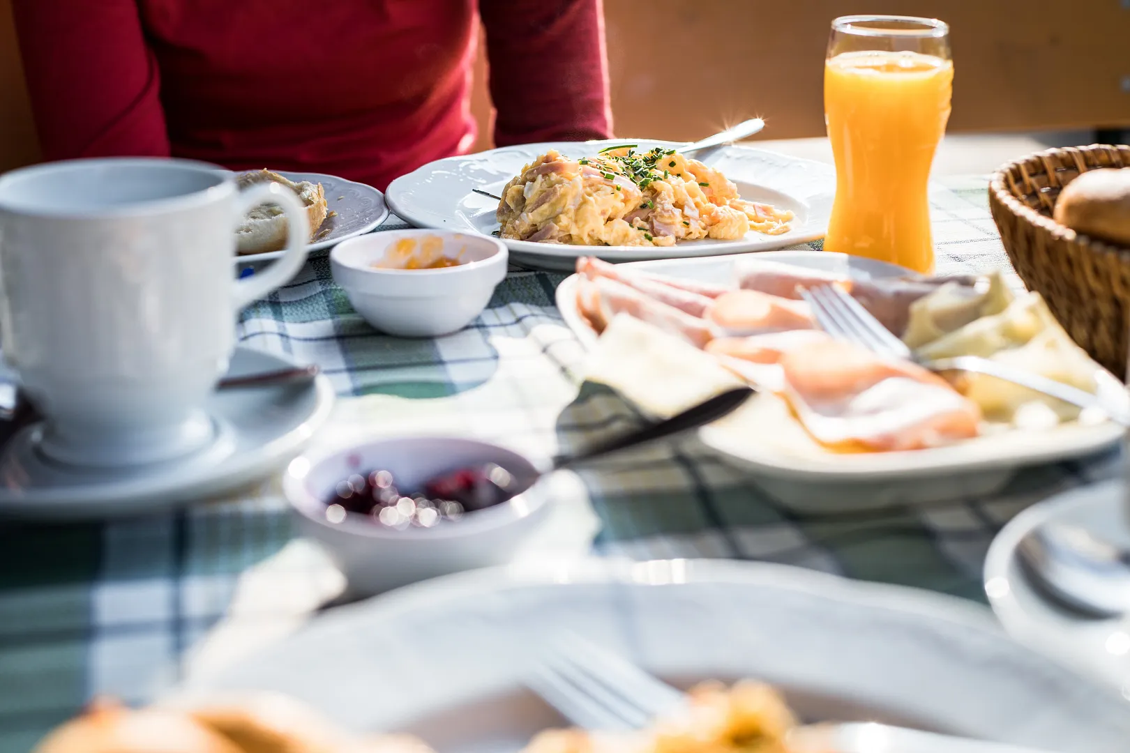 Frühstück am Berg