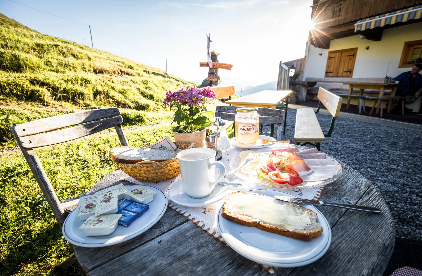 Frühstück mit Panorama