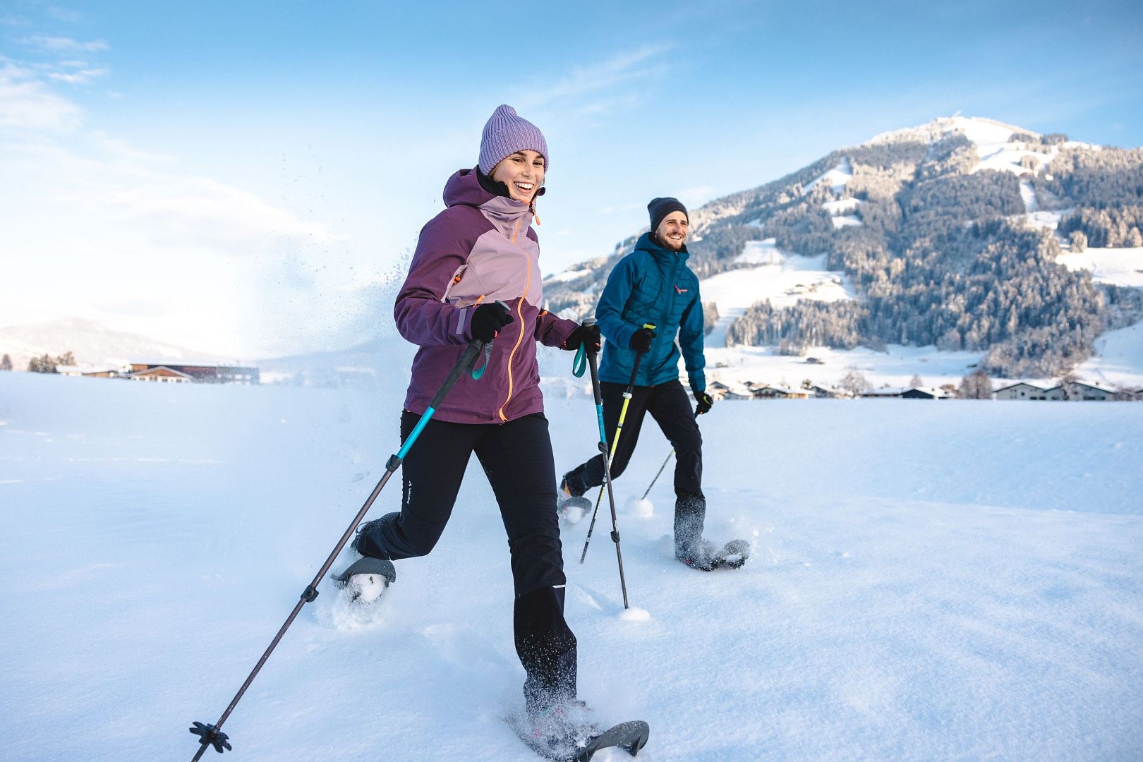 Unterwegs mit den Schneeschuhen