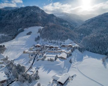 Aerial photo of Erpfendorf ski area - St. Johann in Tirol region