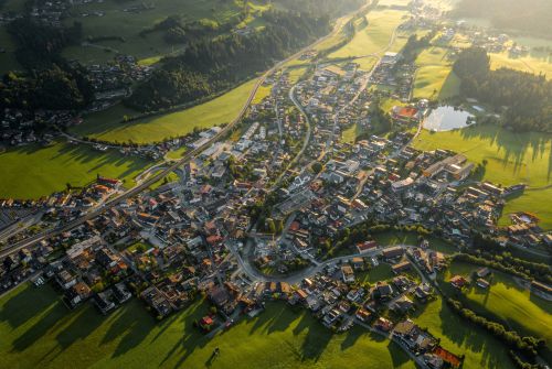 Luchtfoto van Kirchberg