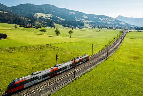 Mit dem Zug durchs Brixental